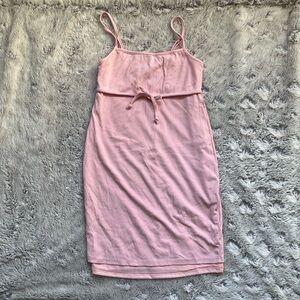 LA Hearts By PacSun Women’s Extra Small Light Pink Ribbed Mini Dress